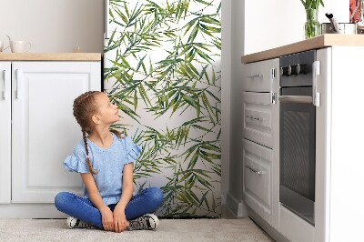 Magnetic fridge cover Exotic leaves