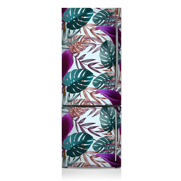 Magnetic fridge cover Tropical leaves