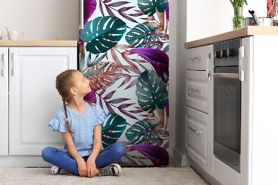 Magnetic fridge cover Tropical leaves