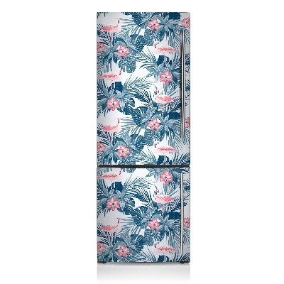 Magnetic fridge cover Tropical birds