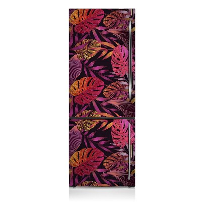 Magnetic fridge cover Purple jungle