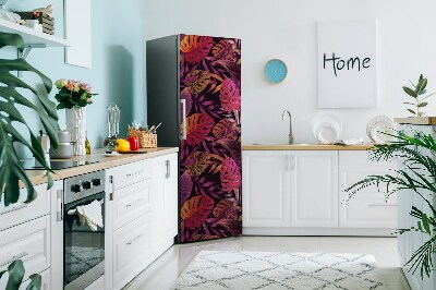 Magnetic fridge cover Purple jungle