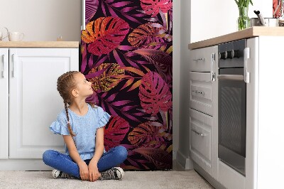 Magnetic fridge cover Purple jungle