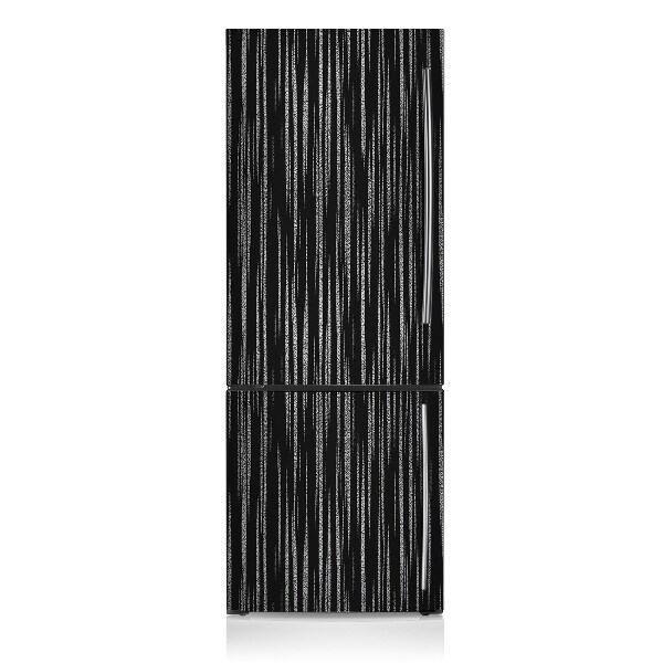 Magnetic fridge cover Black pattern