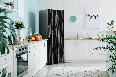 Magnetic fridge cover Black pattern