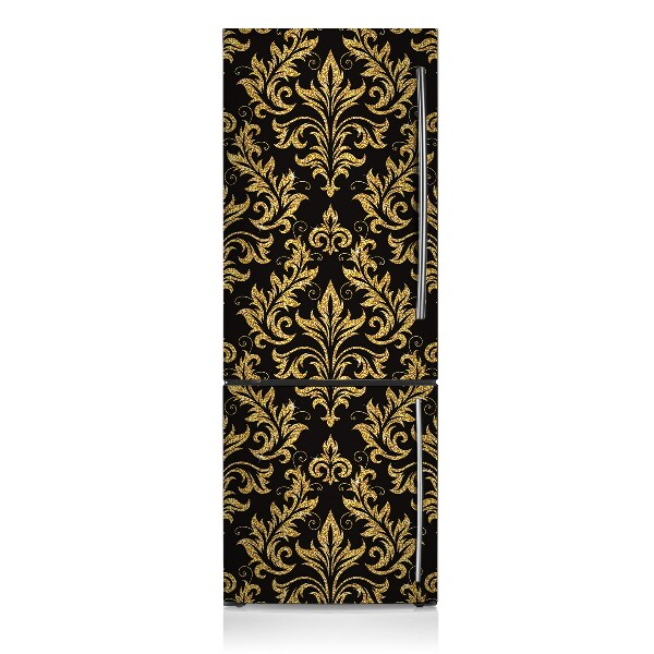 Magnetic fridge cover Golden ornament