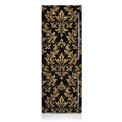 Magnetic fridge cover Golden ornament