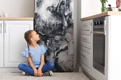 Magnetic fridge cover Stains with color