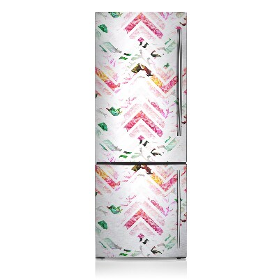 Decoration fridge cover Floral shoemakers