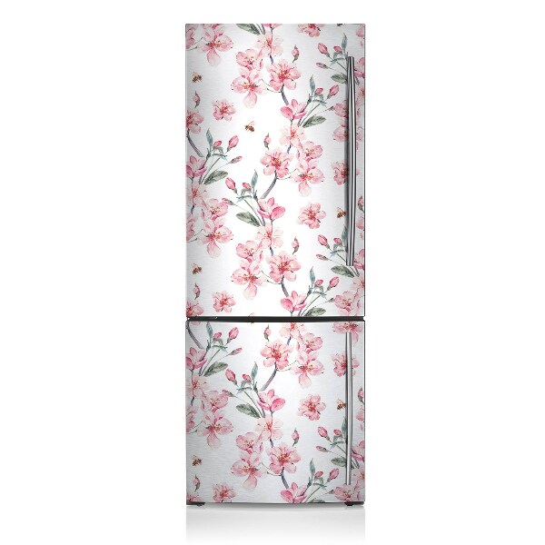 Magnetic fridge cover Subtle flowers