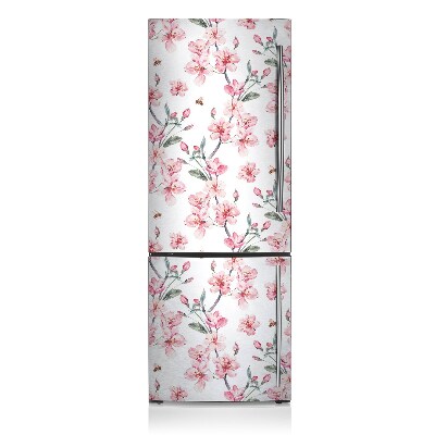 Magnetic fridge cover Subtle flowers