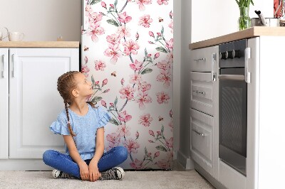 Magnetic fridge cover Subtle flowers