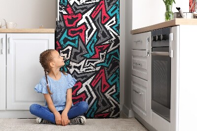 Magnetic fridge cover Graffiti