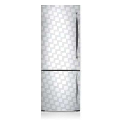 Magnetic fridge cover 3d square pattern