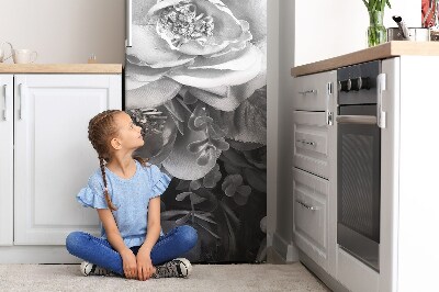 Magnetic fridge cover Historic roses