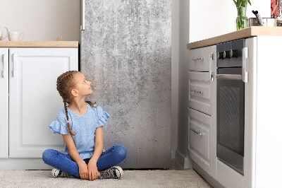 Magnetic fridge cover Gray concrete