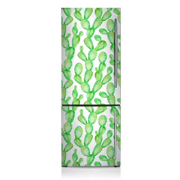 Magnetic fridge cover Pastel cacti