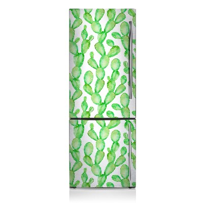 Magnetic fridge cover Pastel cacti