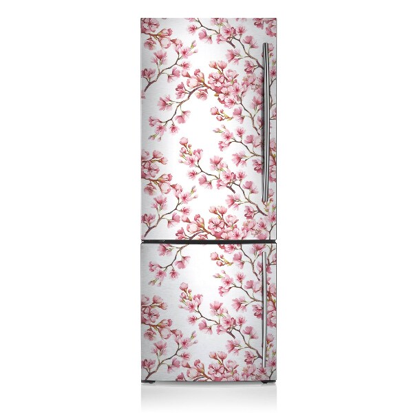 Magnetic fridge cover Cherry blossom