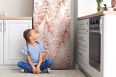 Magnetic fridge cover Orange leaves