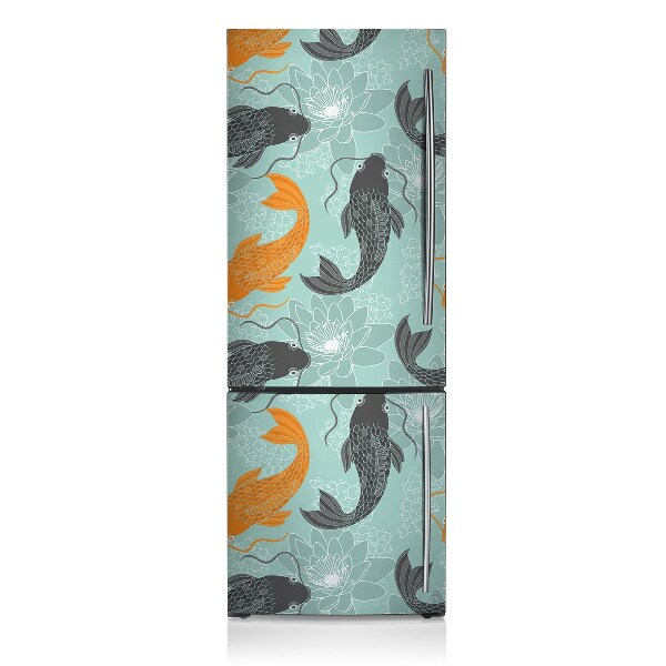 Magnetic fridge cover Chinese carp