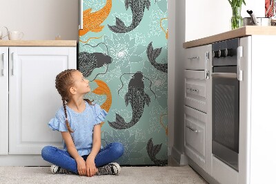 Magnetic fridge cover Chinese carp