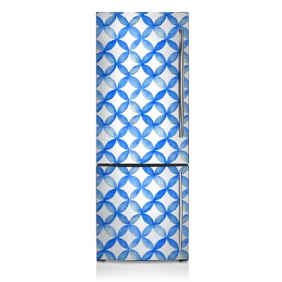 Magnetic fridge cover Blue wheels