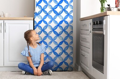 Magnetic fridge cover Blue wheels