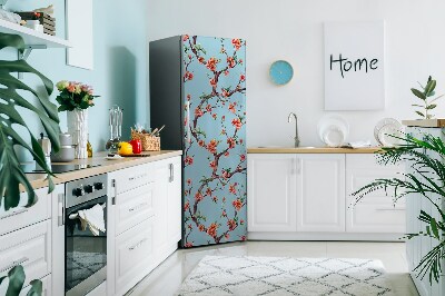 Magnetic fridge cover A blooming tree