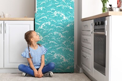 Magnetic fridge cover Waves