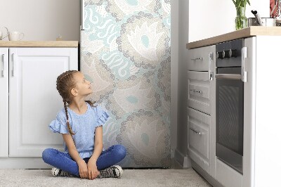 Decoration fridge cover Pastel flowers