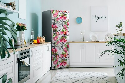 Magnetic fridge cover Watercolor flowers