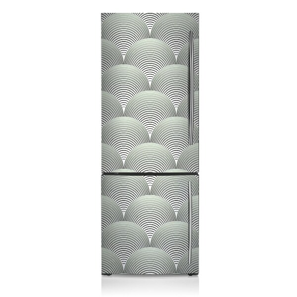 Magnetic fridge cover Semicircular pattern