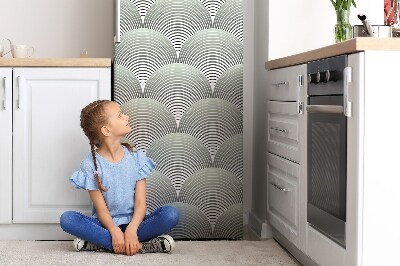 Magnetic fridge cover Semicircular pattern