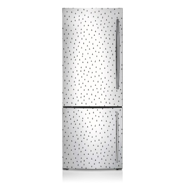 Magnetic fridge cover Dragged drops