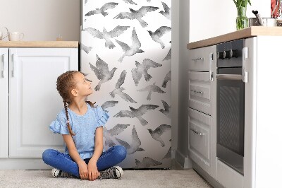 Magnetic fridge cover Flying bird