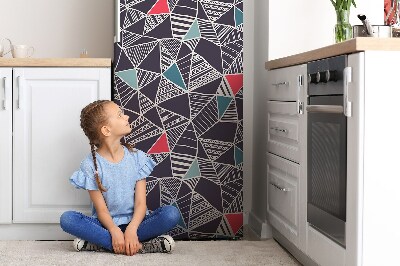 Magnetic fridge cover Doodle pattern