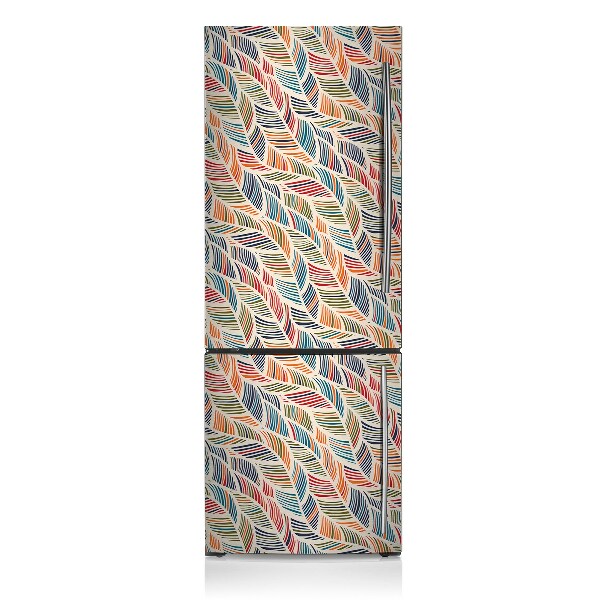 Magnetic fridge cover Colorful waves