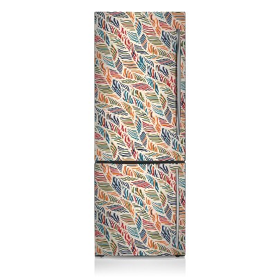 Magnetic fridge cover Colorful waves