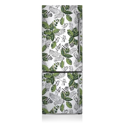 Decoration fridge cover Botanical pattern