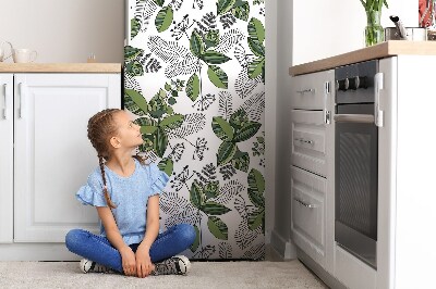 Decoration fridge cover Botanical pattern