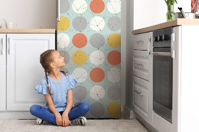 Magnetic fridge cover Geometric pattern