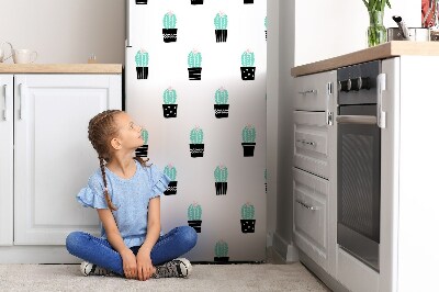 Magnetic fridge cover Cacti