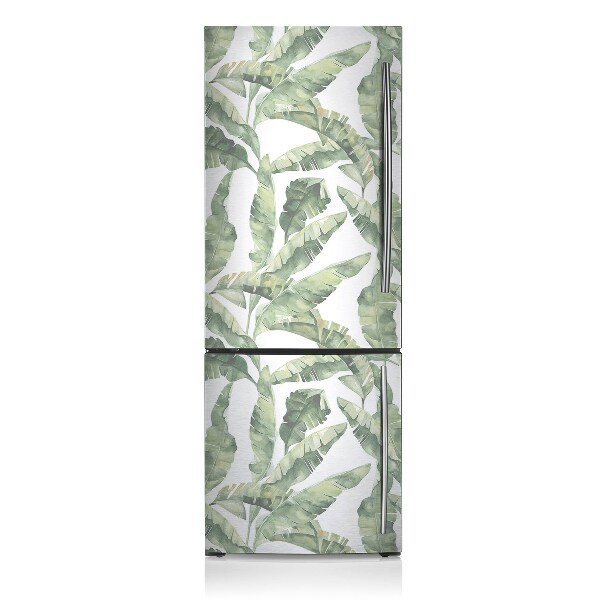 Magnetic fridge cover Banana leaves