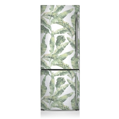 Magnetic fridge cover Banana leaves