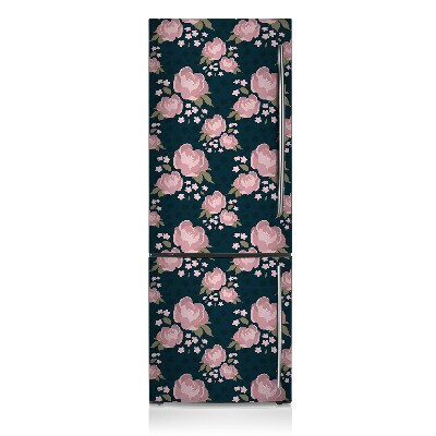 Decoration fridge cover Pink flowers