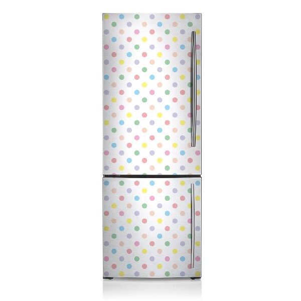 Magnetic fridge cover Colorful dots