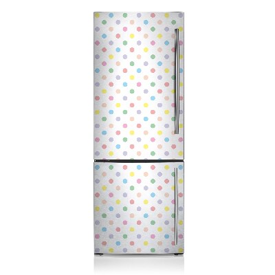 Magnetic fridge cover Colorful dots