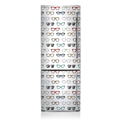 Magnetic fridge cover Retro glasses