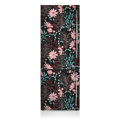 Magnetic fridge cover Vintage flowers